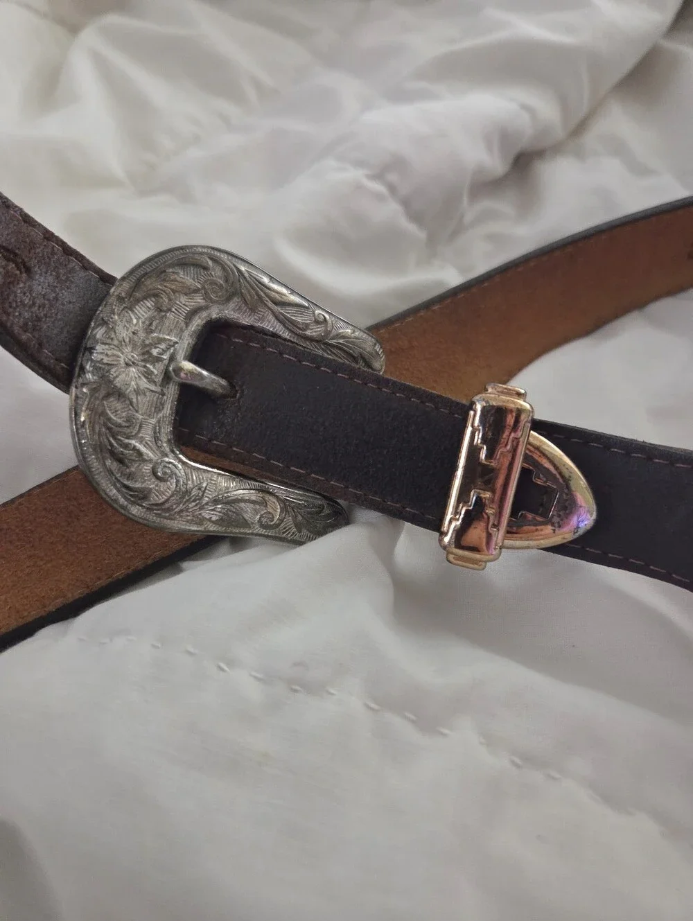 70s/80s Vintage TEX TAN Leather Belt